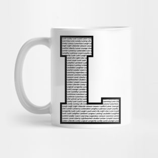 L Black Mug